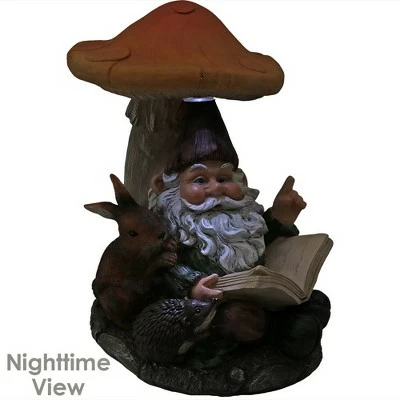 Buy β¨ Sunnydaze Decor Sunnydaze Bernard the Bookworm Resin Indoor/Outdoor Garden Gnome with Mushroom and Solar Light - 16" H π₯° 3 Buy β¨ Sunnydaze Decor Sunnydaze Bernard the Bookworm Resin Indoor/Outdoor Garden Gnome with Mushroom and Solar Light - 16" H π₯°