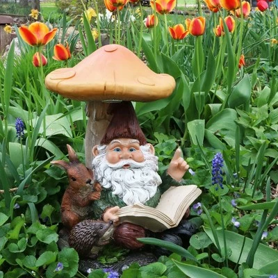 Buy β¨ Sunnydaze Decor Sunnydaze Bernard the Bookworm Resin Indoor/Outdoor Garden Gnome with Mushroom and Solar Light - 16" H π₯° 4 Buy β¨ Sunnydaze Decor Sunnydaze Bernard the Bookworm Resin Indoor/Outdoor Garden Gnome with Mushroom and Solar Light - 16" H π₯° - Image 2