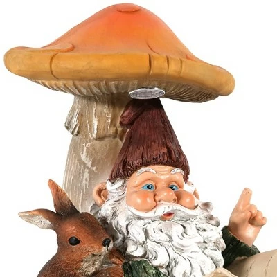Buy β¨ Sunnydaze Decor Sunnydaze Bernard the Bookworm Resin Indoor/Outdoor Garden Gnome with Mushroom and Solar Light - 16" H π₯° 7 Buy β¨ Sunnydaze Decor Sunnydaze Bernard the Bookworm Resin Indoor/Outdoor Garden Gnome with Mushroom and Solar Light - 16" H π₯° - Image 5