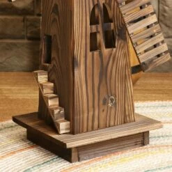 Flash Sale 🧨 Sunnydaze Decor Sunnydaze Outdoor Wooden Dutch-Inspired Rustic Windmill Lawn and Garden Yard Decorative Statue - 34" 🔥 -Garden Decor Shop unnamed file 10673