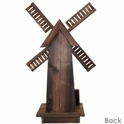 Flash Sale 🧨 Sunnydaze Decor Sunnydaze Outdoor Wooden Dutch-Inspired Rustic Windmill Lawn and Garden Yard Decorative Statue - 34" 🔥 -Garden Decor Shop unnamed file 10675