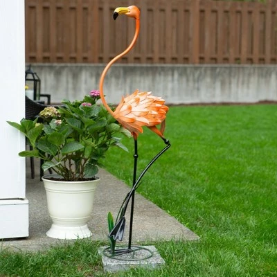 Top 10 π€© Zingz & Thingz Zingz & Thingz 47.5" Iron Standing Flamingo Garden Décor Statue Pink π 4 Top 10 π€© Zingz & Thingz Zingz & Thingz 47.5" Iron Standing Flamingo Garden Décor Statue Pink π - Image 2