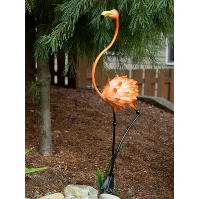 Top 10 π€© Zingz & Thingz Zingz & Thingz 47.5" Iron Standing Flamingo Garden Décor Statue Pink π 5 Top 10 π€© Zingz & Thingz Zingz & Thingz 47.5" Iron Standing Flamingo Garden Décor Statue Pink π - Image 3