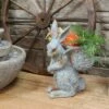 Flash Sale ✔️ Sunnydaze Decor Sunnydaze 17" Roman the Carrot Collector Rabbit Indoor/Outdoor Statue Figurine - Patio, Lawn and Garden Decoration ⌛ -Garden Decor Shop unnamed file 10686