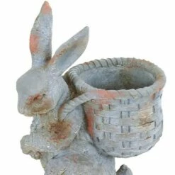 Flash Sale ✔️ Sunnydaze Decor Sunnydaze 17" Roman the Carrot Collector Rabbit Indoor/Outdoor Statue Figurine - Patio, Lawn and Garden Decoration ⌛ -Garden Decor Shop unnamed file 10687