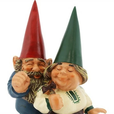Best Pirce π 8" H Arnold and Sarah Garden Gnome - Sunnydaze Decor 𧨠4 Best Pirce π 8" H Arnold and Sarah Garden Gnome - Sunnydaze Decor 𧨠- Image 2
