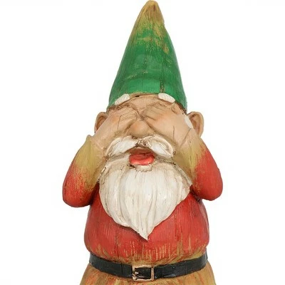 Best Sale π Sunnydaze Decor Sunnydaze Three Wise Garden Gnomes Hear, Speak, See No Evil Indoor/Outdoor Lawn Statue Set - 12" H - 3-Piece Set β€οΈ 4 Best Sale π Sunnydaze Decor Sunnydaze Three Wise Garden Gnomes Hear, Speak, See No Evil Indoor/Outdoor Lawn Statue Set - 12" H - 3-Piece Set β€οΈ - Image 3
