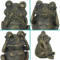 Outlet π Sunnydaze Decor Sunnydaze 14" Indoor/Outdoor 3 Wise Frogs Statue Trio Set - Hear no Evil, See No Evil, Speak No Evil π 12 Outlet π Sunnydaze Decor Sunnydaze 14" Indoor/Outdoor 3 Wise Frogs Statue Trio Set - Hear no Evil, See No Evil, Speak No Evil π -Garden Decor Shop unnamed file 10729