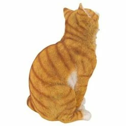 Outlet 🎉 Design Toscano Lazy Daze Kitty Yawning Cat Statue - Orange ⌛ -Garden Decor Shop unnamed file 1073