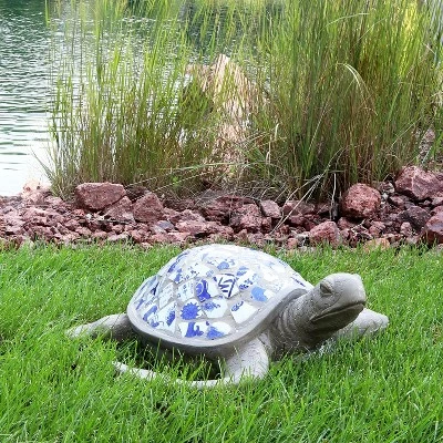 Promo π Sunnydaze Decor Sunnydaze 20" Sofia the Sophisticated Concrete Mosaic Sea Turtle Indoor/Outdoor Statue π 6 Promo π Sunnydaze Decor Sunnydaze 20" Sofia the Sophisticated Concrete Mosaic Sea Turtle Indoor/Outdoor Statue π - Image 4