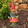 Budget 💯 Sunnydaze Decor Sunnydaze Adam the Playful Resin Indoor/Outdoor Garden Gnome with Butterfly Outdoor Lawn Statue - 14" H ⭐ -Garden Decor Shop unnamed file 10748