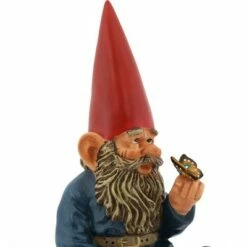 Budget 💯 Sunnydaze Decor Sunnydaze Adam the Playful Resin Indoor/Outdoor Garden Gnome with Butterfly Outdoor Lawn Statue - 14" H ⭐ -Garden Decor Shop unnamed file 10749