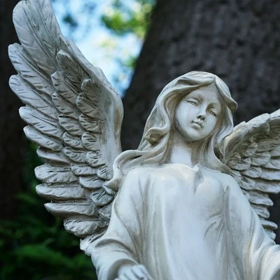 Brand new π Northlight 23.25" Standing Religious Angel Outdoor Patio Garden Bird Bath or Feeder Statue - Ivory 𧨠4 Brand new π Northlight 23.25" Standing Religious Angel Outdoor Patio Garden Bird Bath or Feeder Statue - Ivory 𧨠- Image 2