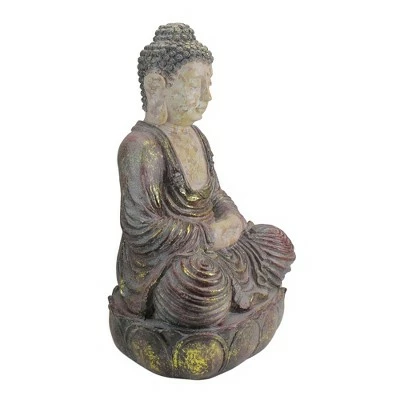 New π Northlight 22" Brown and Beige Meditating Buddha Outdoor Garden Statue π 3 New π Northlight 22" Brown and Beige Meditating Buddha Outdoor Garden Statue π