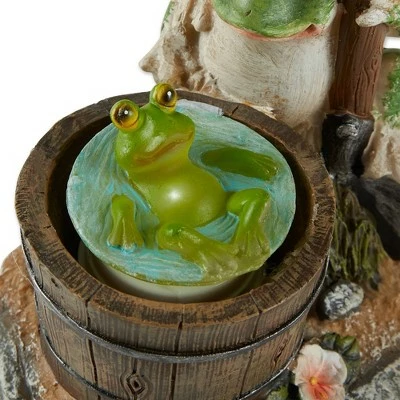 Cheap π― Zingz & Thingz Zingz & Thingz 9.5" Polyresin Rotating Frog Solar Garden Décor Statue π 5 Cheap π― Zingz & Thingz Zingz & Thingz 9.5" Polyresin Rotating Frog Solar Garden Décor Statue π - Image 3