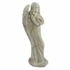 Discount 🥰 Northlight 22" Peaceful Angel Holding a Floral Wreath Outdoor Garden Statue 🧨 -Garden Decor Shop unnamed file 10776