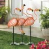 Cheapest 🎉 Zingz & Thingz Zingz & Thingz 23.5" Metal Flock of Flamingos Décor Statue Coral Pink 🔥 -Garden Decor Shop unnamed file 1079