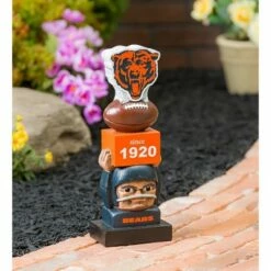 Best Pirce 🔔 Evergreen Chicago Bears, Vintage Garden Statue 🎉 -Garden Decor Shop unnamed file 10791
