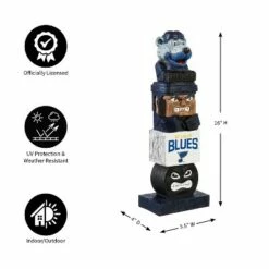 Brand new 🌟 Evergreen NHL St. Louis Blues FigurineTiki Totem, Team Colors, One Size 🛒 -Garden Decor Shop unnamed file 10798