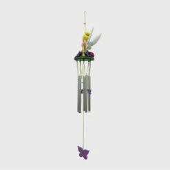 New ⌛ Disney 20" Tinkerbell Metal/Resin Wind Chime 🧨