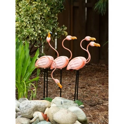 Cheapest π Zingz & Thingz Zingz & Thingz 23.5" Metal Flock of Flamingos Décor Statue Coral Pink π₯ 5 Cheapest π Zingz & Thingz Zingz & Thingz 23.5" Metal Flock of Flamingos Décor Statue Coral Pink π₯ - Image 3