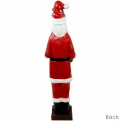 Flash Sale 🛒 Sunnydaze Decor Sunnydaze Santa Holding ❄ Christmas Wreath Outdoor Decorative Holiday Statue, 46.5" 😀 -Garden Decor Shop unnamed file 10819