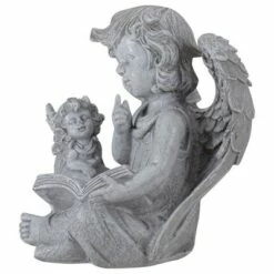 Discount 💯 Northlight 8.25" Reading Angels with Book Outdoor Garden Statue 🌟 -Garden Decor Shop unnamed file 10831