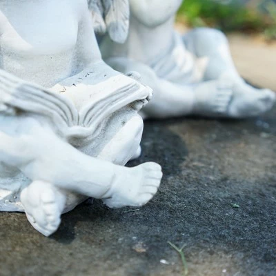 Top 10 🎉 Northlight Set of 4 Sitting Cherub Angel Outdoor Patio Garden Statues 6.5" - Gray 🥰 4 Top 10 🎉 Northlight Set of 4 Sitting Cherub Angel Outdoor Patio Garden Statues 6.5" - Gray 🥰 - Image 2