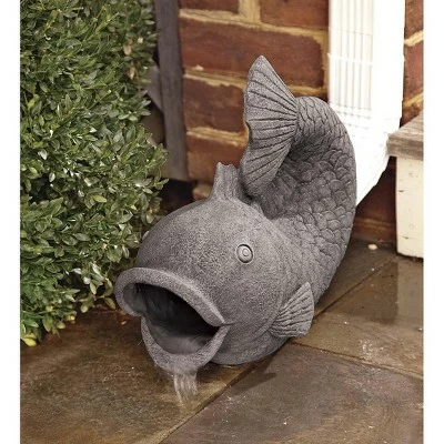 Buy ⭐ Wind & Weather Resin Friendly Fish Decorative Downspout Cover ✨ 4 Buy ⭐ Wind & Weather Resin Friendly Fish Decorative Downspout Cover ✨ - Image 2