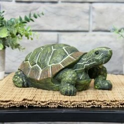 Promo ❤️ Sunnydaze Decor Sunnydaze Indoor/Outdoor Lifelike Polyresin Terrance the Tortoise Patio Garden Yard Entryway Decorative Statue - 9" - 2pk 😉 -Garden Decor Shop unnamed file 10887