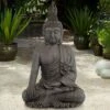Best Sale 👍 John Timberland Zen Buddha Outdoor Statue 42" High Sitting for Yard Garden Patio Deck Home Entryway Hallway 💯 -Garden Decor Shop unnamed file 10907