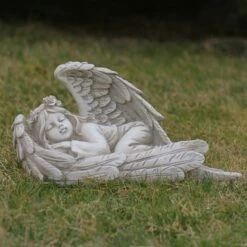 Flash Sale 🎁 Northlight 16" Sleeping Heavenly Angel Outdoor Garden Statue 🤩 -Garden Decor Shop unnamed file 10915