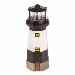Best Sale 😉 Zingz & Thingz Zingz & Thingz 15.25" Polyresin Spinning Solar Lighthouse Statue 🔔