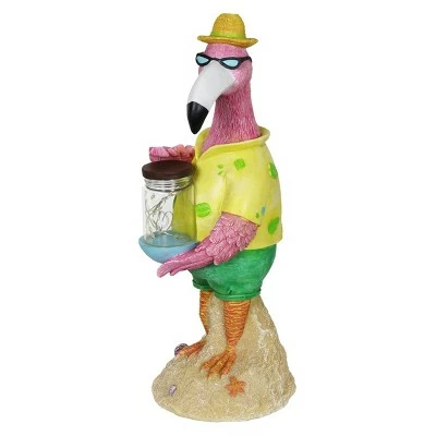 Best deal β€οΈ 13" Solar Flamingo With Firefly Resin Jar - Exhart 𧨠11 Best deal β€οΈ 13" Solar Flamingo With Firefly Resin Jar - Exhart 𧨠- Image 9