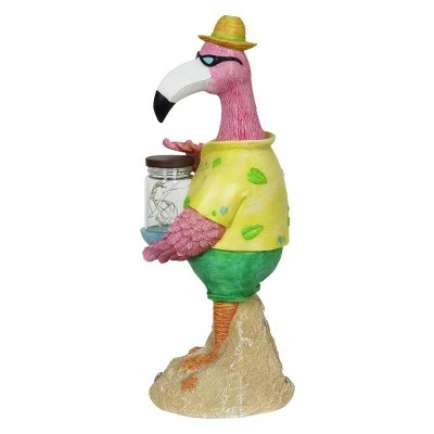 Best deal β€οΈ 13" Solar Flamingo With Firefly Resin Jar - Exhart 𧨠12 Best deal β€οΈ 13" Solar Flamingo With Firefly Resin Jar - Exhart 𧨠- Image 10