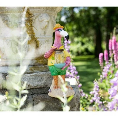 Best deal β€οΈ 13" Solar Flamingo With Firefly Resin Jar - Exhart 𧨠17 Best deal β€οΈ 13" Solar Flamingo With Firefly Resin Jar - Exhart 𧨠- Image 15