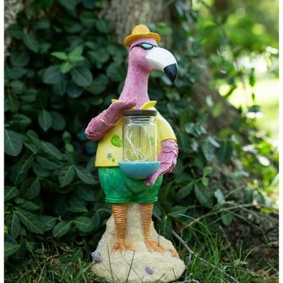 Best deal β€οΈ 13" Solar Flamingo With Firefly Resin Jar - Exhart 𧨠18 Best deal β€οΈ 13" Solar Flamingo With Firefly Resin Jar - Exhart 𧨠- Image 16