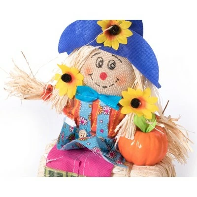 Hot Sale π Gardenised Outdoor Fall Decor π Halloween Scarecrow for Garden Ornament Sitting on Hay Bale, Straw Multicolor, Set of 3, 12 in. π€© 5 Hot Sale π Gardenised Outdoor Fall Decor π Halloween Scarecrow for Garden Ornament Sitting on Hay Bale, Straw Multicolor, Set of 3, 12 in. π€© - Image 3