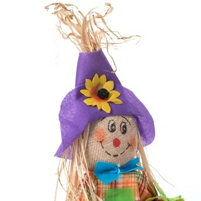 Hot Sale π Gardenised Outdoor Fall Decor π Halloween Scarecrow for Garden Ornament Sitting on Hay Bale, Straw Multicolor, Set of 3, 12 in. π€© 6 Hot Sale π Gardenised Outdoor Fall Decor π Halloween Scarecrow for Garden Ornament Sitting on Hay Bale, Straw Multicolor, Set of 3, 12 in. π€© - Image 4