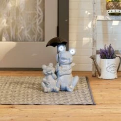 Coupon ✨ Zingz & Thingz Zingz & Thingz 16" Polyresin Frogs Under Umbrella Solar Decoration Gray ✔️ -Garden Decor Shop unnamed file 10976