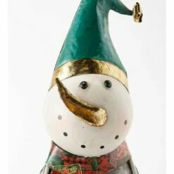 Budget 🔔 22" Indoor/Outdoor Metal 🎅 Christmas Statue Vintage Holiday Snowman - Evergreen 🌟 -Garden Decor Shop unnamed file 10986