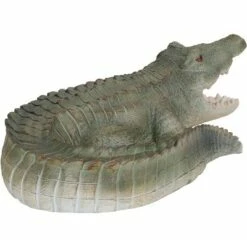 Cheapest 🔥 Sunnydaze Decor Sunnydaze Chloe the Crabby Crocodile Realistic Polystone Garden Statue Decor for Indoor or Outdoor Use - 18" ✨ -Garden Decor Shop unnamed file 10998
