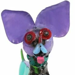 Cheap 🔥 Sunnydaze Decor Sunnydaze Sir Chuckles the Chihuahua Indoor/Outdoor Metal Art Statue - 13.5" 🎉 -Garden Decor Shop unnamed file 11013