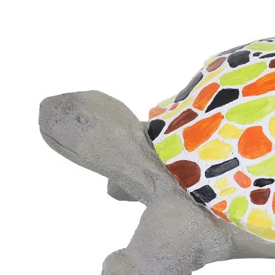 Discount π Sunnydaze Decor Sunnydaze 10.5" Mildred the Magnanimous Mosaic Polystone Turtle Statue with Hand-Painted Shell βοΈ 4 Discount π Sunnydaze Decor Sunnydaze 10.5" Mildred the Magnanimous Mosaic Polystone Turtle Statue with Hand-Painted Shell βοΈ - Image 2