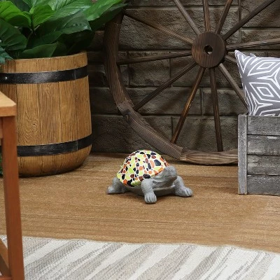 Discount π Sunnydaze Decor Sunnydaze 10.5" Mildred the Magnanimous Mosaic Polystone Turtle Statue with Hand-Painted Shell βοΈ 7 Discount π Sunnydaze Decor Sunnydaze 10.5" Mildred the Magnanimous Mosaic Polystone Turtle Statue with Hand-Painted Shell βοΈ - Image 5