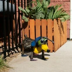 Top 10 ⭐ Sunnydaze Decor Sunnydaze Spring 🐕 Dog Metal Yard Art Statue - Indoor/Outdoor - 8.25" H 🎉