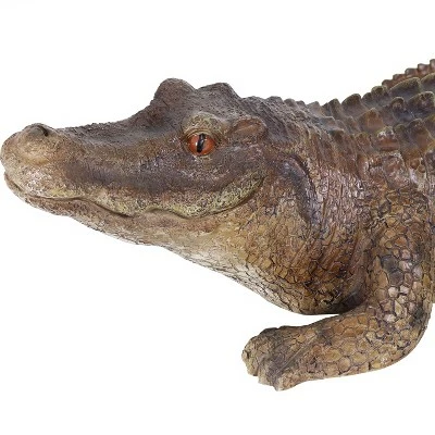New π Sunnydaze Decor Sunnydaze 23.5" Addison the Adventurous Alligator Realistic Polystone Garden Statue Decor for Indoor or Outdoor Use π 4 New π Sunnydaze Decor Sunnydaze 23.5" Addison the Adventurous Alligator Realistic Polystone Garden Statue Decor for Indoor or Outdoor Use π - Image 2