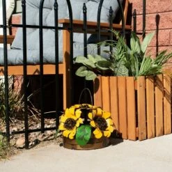 Best Sale ✔️ Sunnydaze Decor Sunnydaze Indoor/Outdoor Metal Yellow Sunflower Basket for Living Room, Porch, Patio, Garden, or Yard - 11.5" ✔️ 9 Best Sale ✔️ Sunnydaze Decor Sunnydaze Indoor/Outdoor Metal Yellow Sunflower Basket for Living Room, Porch, Patio, Garden, or Yard - 11.5" ✔️ -Garden Decor Shop unnamed file 11070