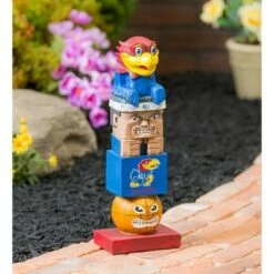 Hot Sale 🥰 Evergreen NCAA Kansas Jayhawks Tiki Totem 🎁