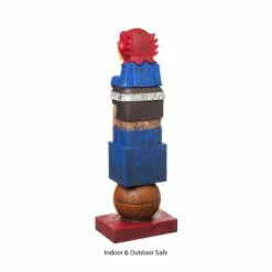 Hot Sale 🥰 Evergreen NCAA Kansas Jayhawks Tiki Totem 🎁 -Garden Decor Shop unnamed file 11077